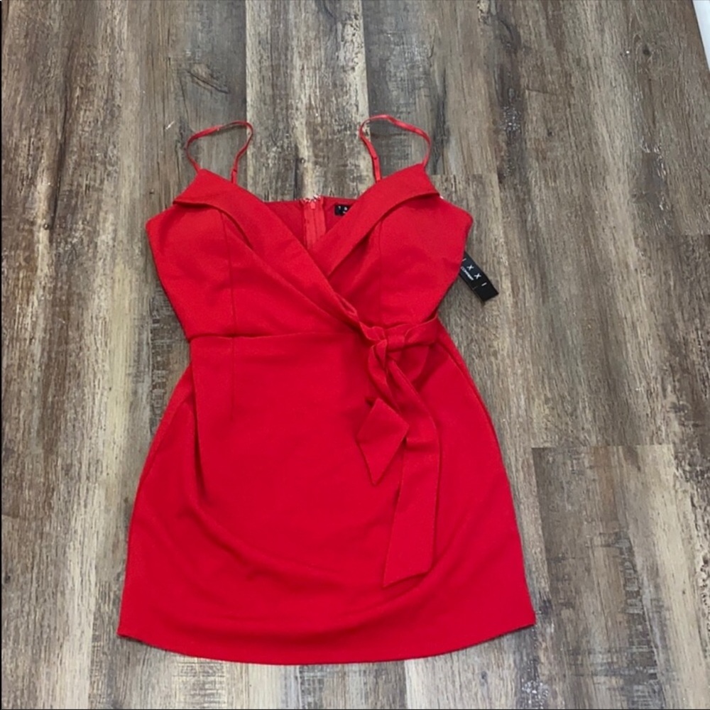 Red dress